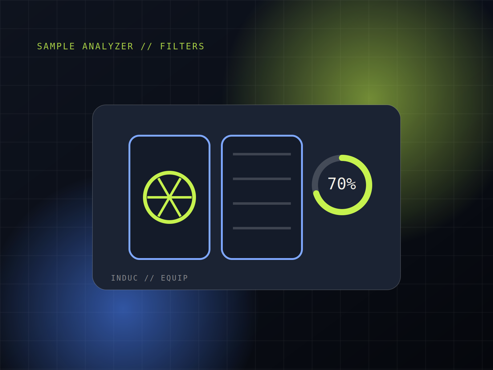 Sample analyzer filters
